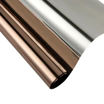 

One Way Mirror Window Film Heat Reducing Film Solar Control Glass Film Reflective Sticker Sun Block Film for Home and Office