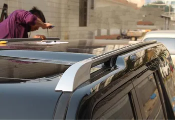 

Car styling Aluminium Black and silvery Car Side Bars Rails Roof Rack For Land Rover LR4 Discovery 4 2010-2015