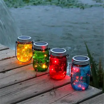 

1M/2M LED Solar Energy Bottle Capsule String Light LED Fairy Light Solar Mason Jar Lid Lights Romantic Party Gift Decoration