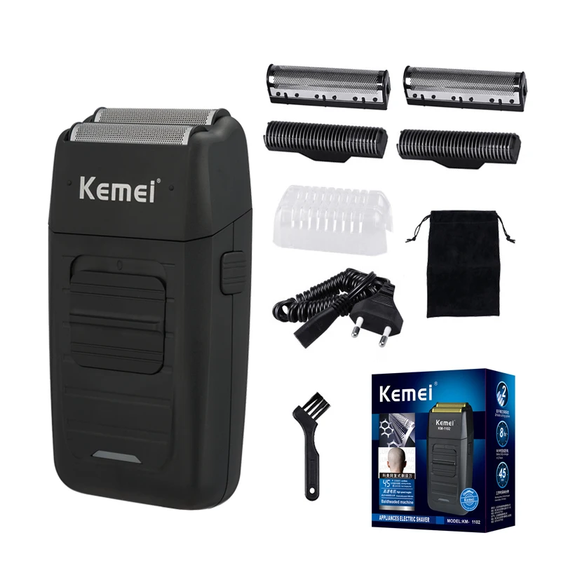 Electric Shaver kemei 3D electric shaver men electric razor rechargeable floating beard shaver hair trimmer face care shaving machine