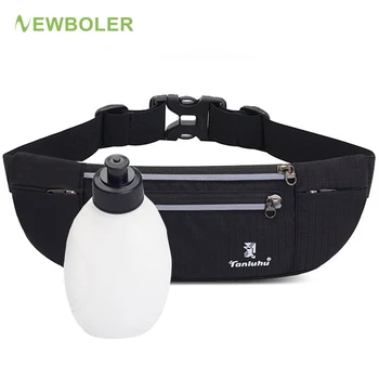 

Professional Running Bag Phone anti-theft Pack Waterproof Belt Running Belt waist Bags Men Women Gym Outdoor With Water Bottle