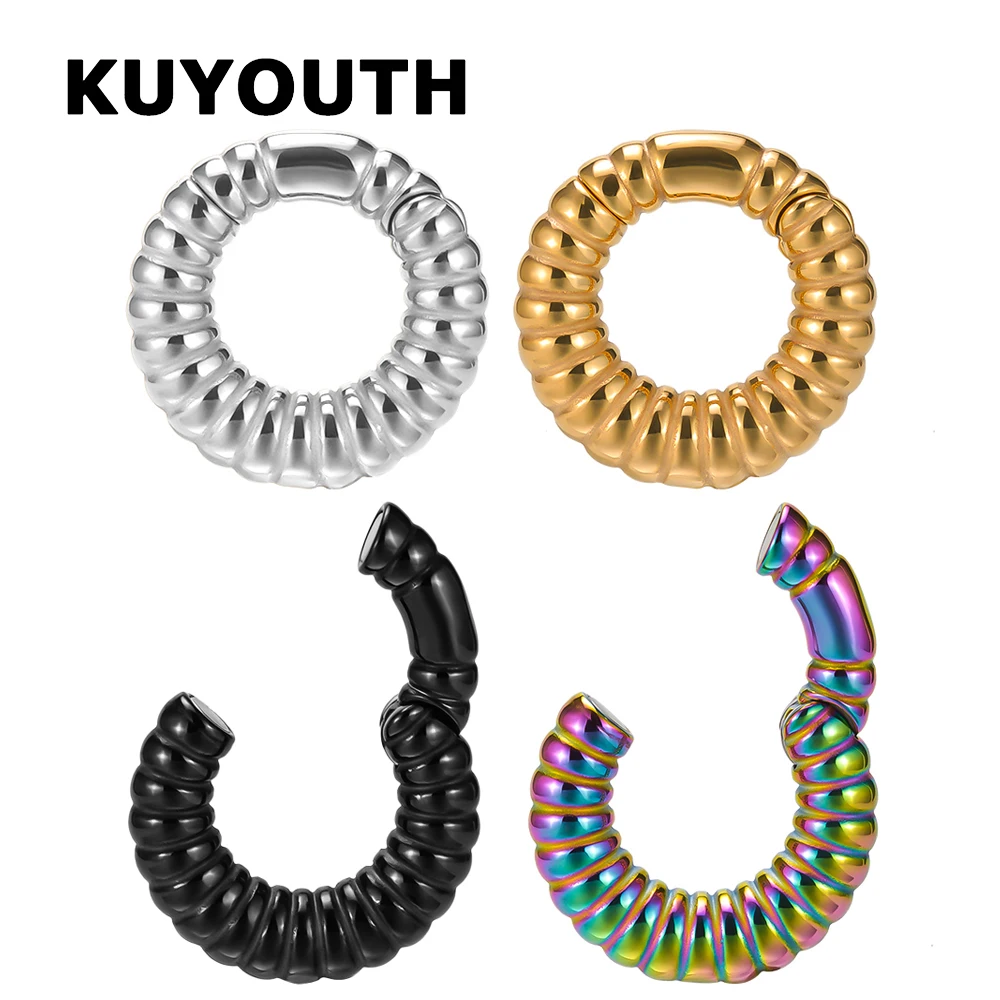 Ear Weights Stretch Ears Stretcher Piercing Earring Stainless Steel