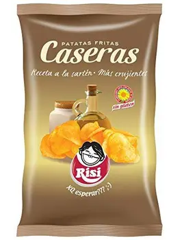 

Risi - Clásicas - Patatas Fritas Lisas Tradicionales Hechas en Sarten - 130 g