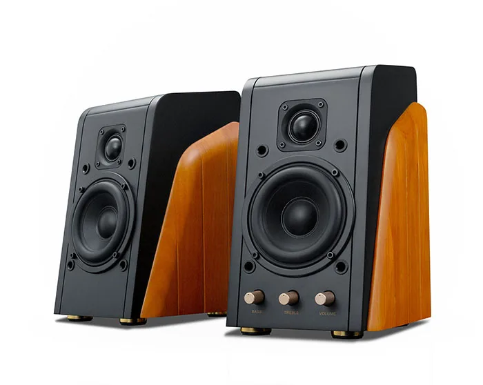HiVi Swans Multimedia M200MKIII 2.0 Active Bookshelf Speakers M240 2way 4th-order active vented speaker system 4mid-bass driver |