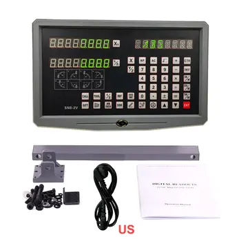 

Linear Encoder/Sensor/Ruler Scale Grating 2 Axis/ 3 Axis Dro Digital Readout Display Unit For Milling Machine Lathe SNS-2V