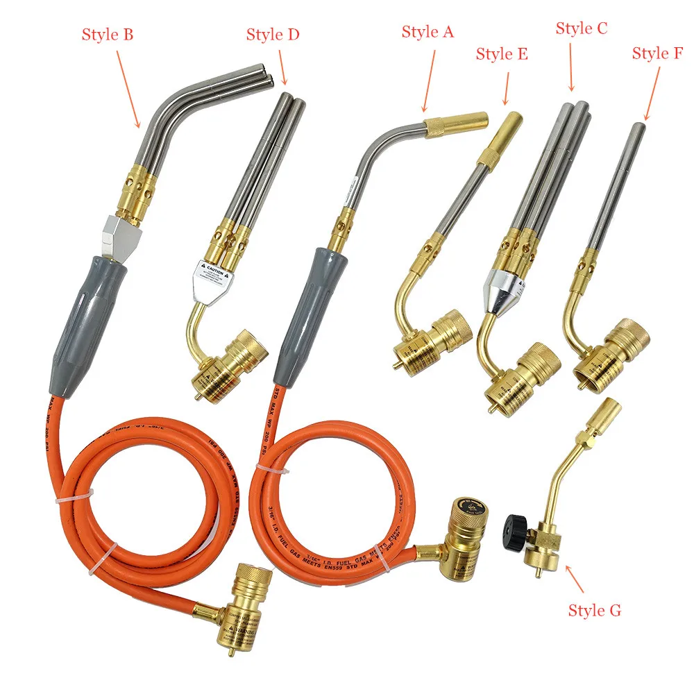 Gas Brazing Torch H012 Oxygen Propane Acetylene Liquified Gas For