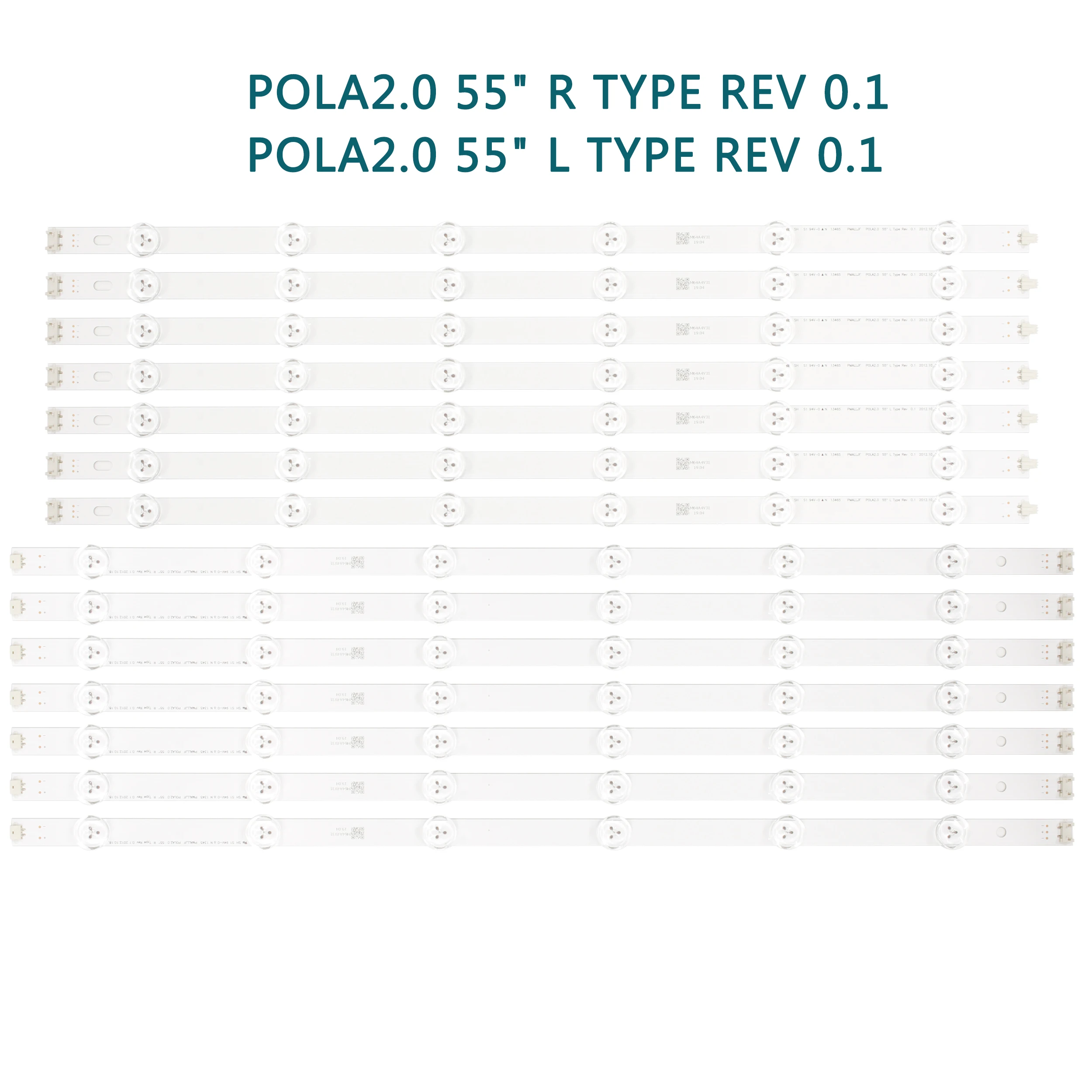 New 14 PCS/set LED backlight strip for LG 55LN5400 55LN6200 55LA6210 55LA6208 LZ5501LGEPWA DL84 R L Pola2.0 55 inch
