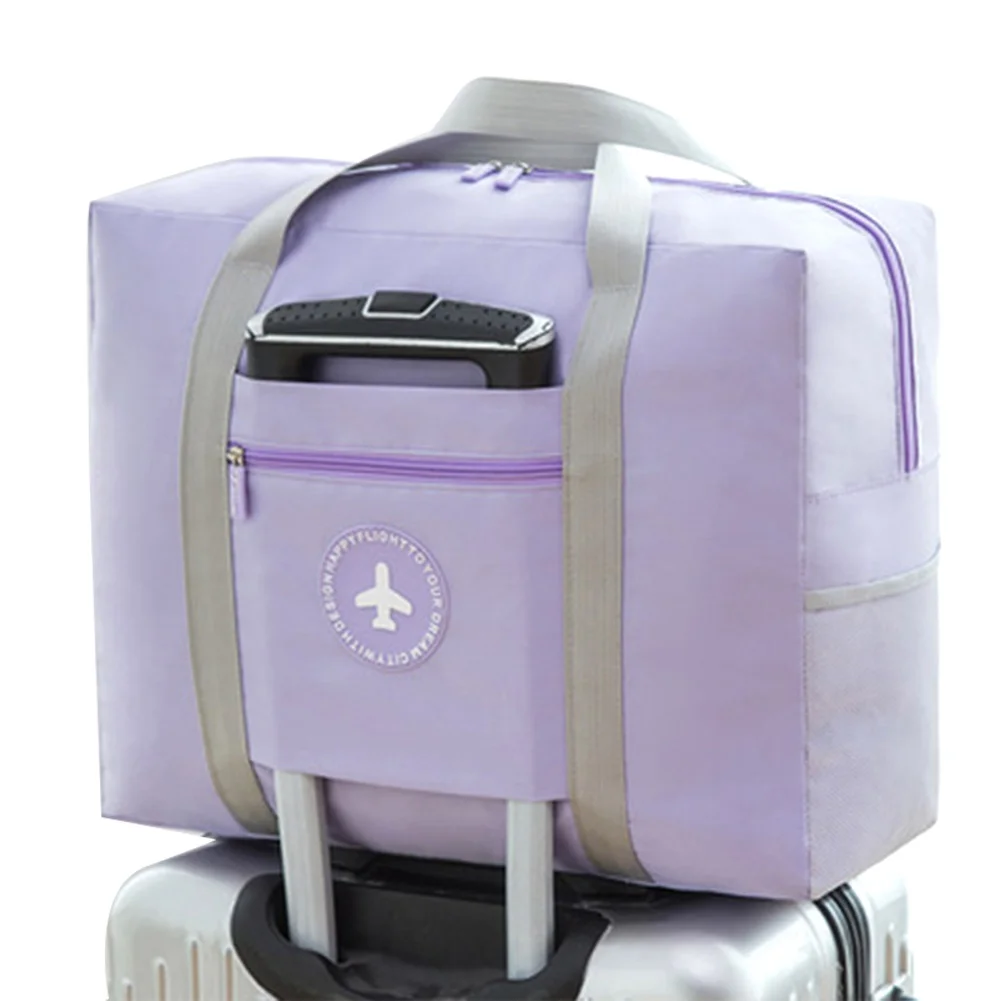 Складная дорожная сумка для хранения вещей водонепроницаемый органайзер для одежды косметический 5 цветов на выбор Портативный Дорожная сумка для хранения - Цвет: purple