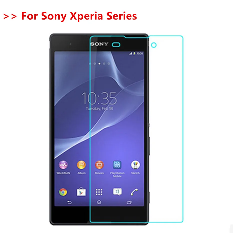 Защитное стекло для Sony Xperia L36H Z Z1 Z2 Z3 Z4 Z5 Премиум Защитная стеклянная пленка C3 C4 C5 M2
