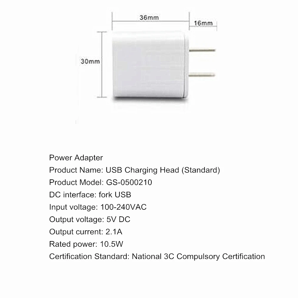 Двойное зарядное устройство USB, обязательное Сертификация 3C IC решение 5V2. 1A, зарядное устройство для мобильного телефона, планшета