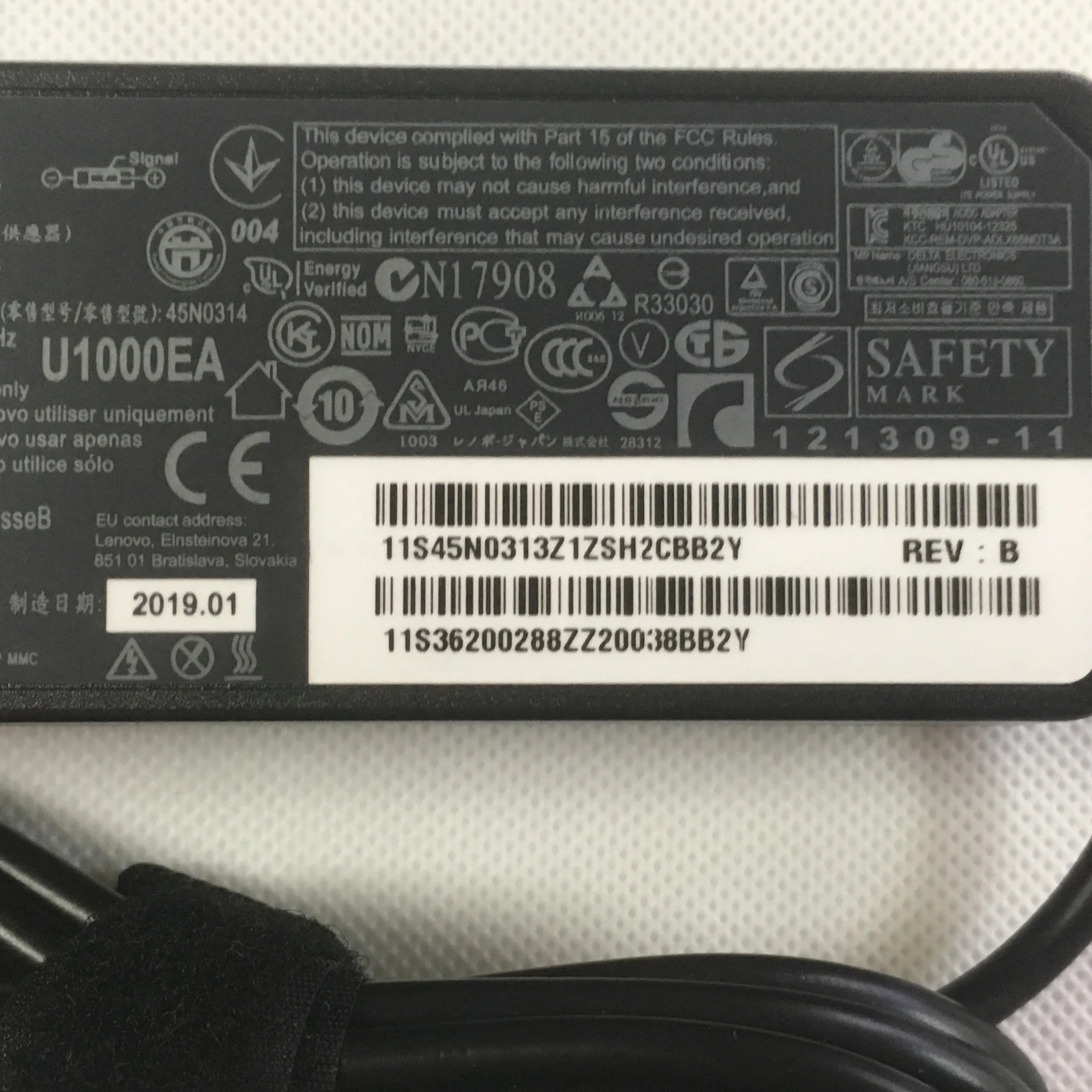 Адаптер питания ноутбука 65 Вт квадратный порт, предназначенный для lenovo Thinkpad зарядное устройство для ноутбука 20 в 3.25A