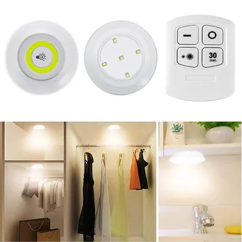 

Remote Control LED Under Cabinet Light For Kitchen Led Closet Light Dimmable Battery Powered For Wardrobe Kitchen Night Lamp