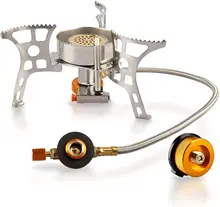 

Outdoor Gas Stove Portable Gas Cooker Gas Burner Foldable Camping Kitchen Utensils Hiking Split Butane Gas Stove Camp Equipment