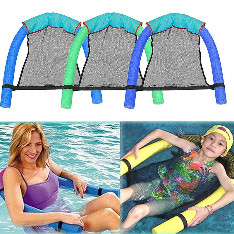 Swimming Pool Seats Amazing Bed Stick Noodle Float Mesh Floating Water Toy Chair