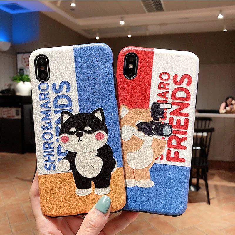 

Fashion Cute Phone Case For Huawei P30 20 Mate 20 Pro Nova 3 4 Personality Creative Patterned Cartoon Relief TPU Case Back Cover