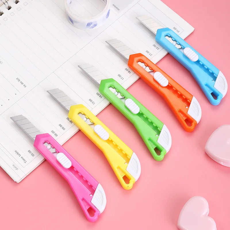 Bo fu Mini Knife for Student Small Cute Portable Knife Paper Cutter Children Safe Small Box Opener