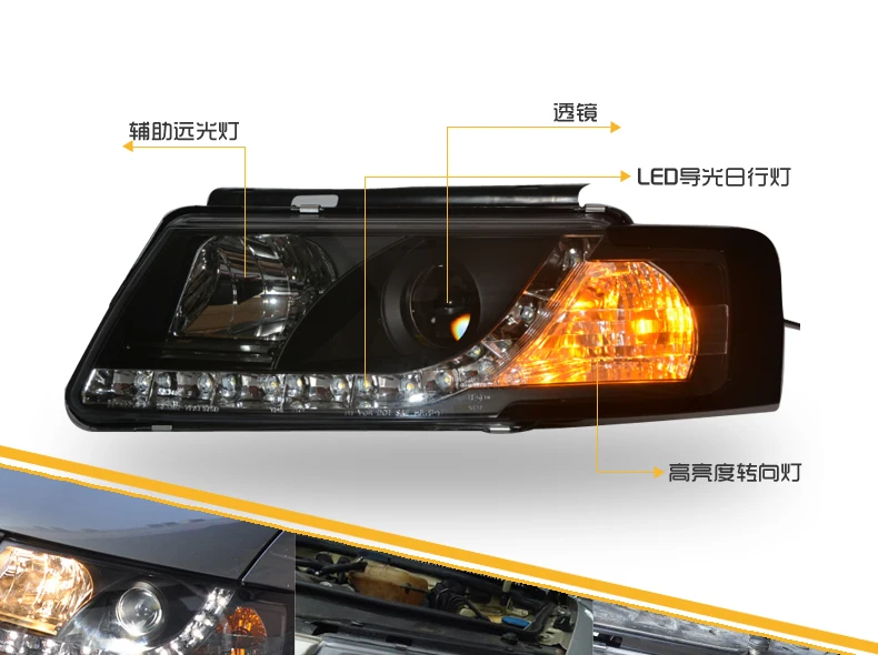 АКД Автомобиль Стайлинг фара для VW Passat B5 фары 1999-2004 Passat светодиодный DRL Hid Биксеноновые автомобильные аксессуары