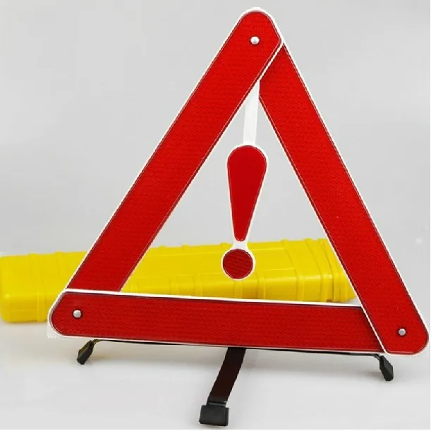 

Car Tripod Warning Sign Rack Reflective Type Reflective Parking Warning Sign Safe Stop Sign Annual Examination