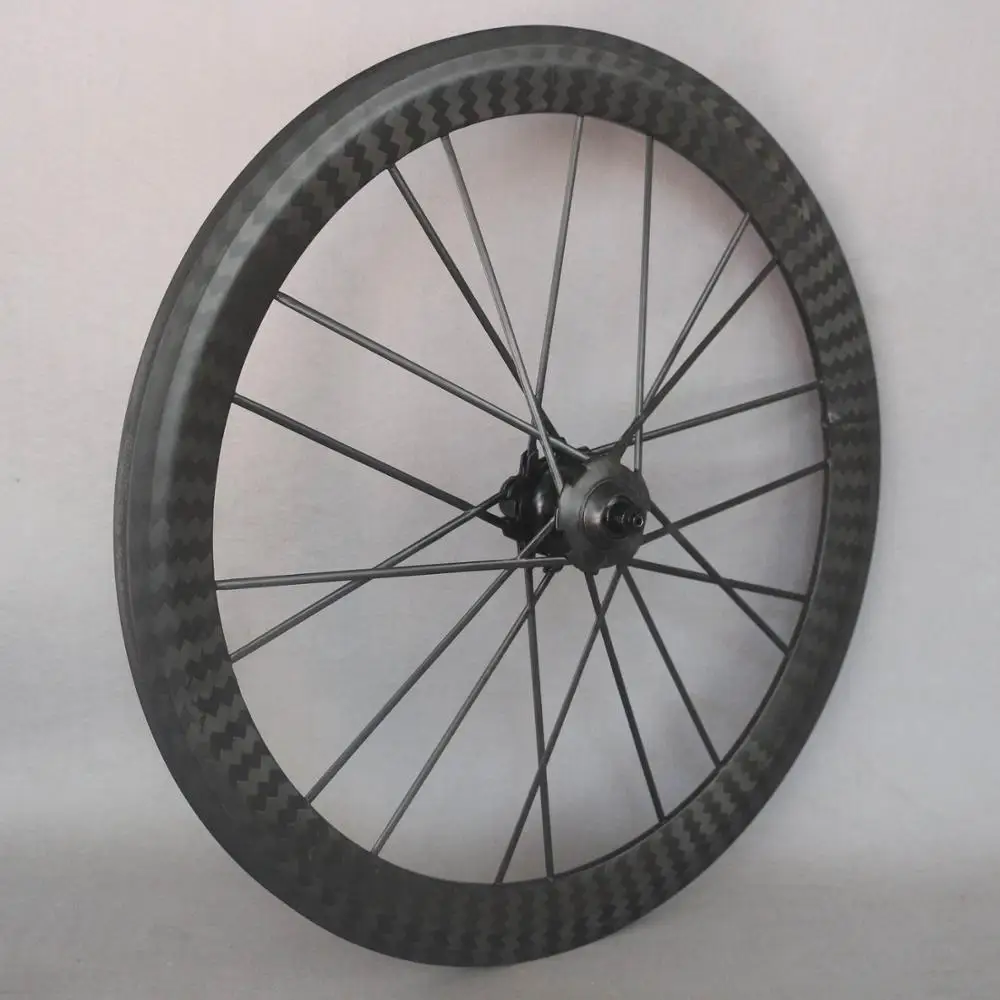 full carbon wheelset road bicycle wheeslet 700c wheelset integrated spokes front*16h rear*20h
