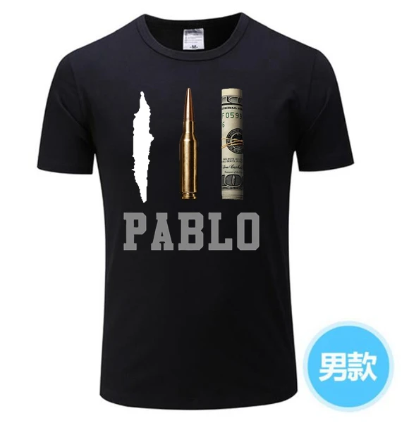 2020 летние Pablo футболки 15 видов цветов Для мужчин нарков футболка Escobar в стиле хип