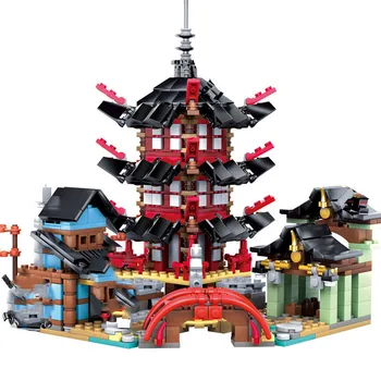 

Ninja Temple DIY Building Block Sets 737pcs educational Toys for Children Compatible Lepining ninjagoes