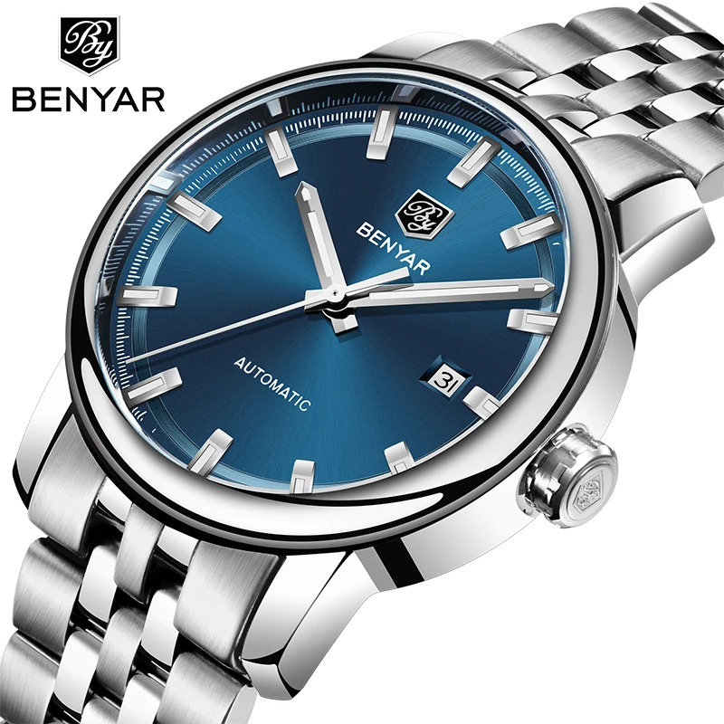 

BENYAR Watch For Men Brand Watch Fashion Luxury Wristwatch Waterproof automatic Mechanical Watch Luminous Sport Casual Clock