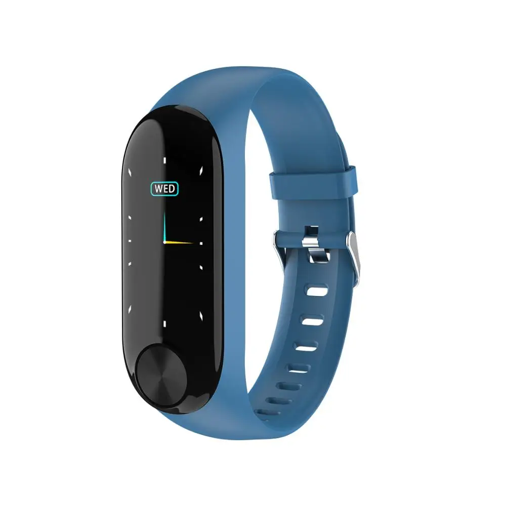 Умный Браслет для здоровья часы для измерения сердечного ритма Мониторинг Артериального Давления Y10 водонепроницаемый смарт-браслет для мужчин и женщин Pk M3 Smartband - Цвет: Синий