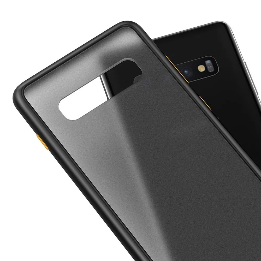 Новый чехол для телефона samsung s10 матовый на ощупь Силиконовый противоударный s10plus