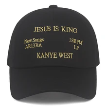 Новинка Kanye West Jesus Is King альбом бейсболки шляпа c вышивкой, для отца унисекс женские и мужские шляпы Последний альбом Snapback шляпы