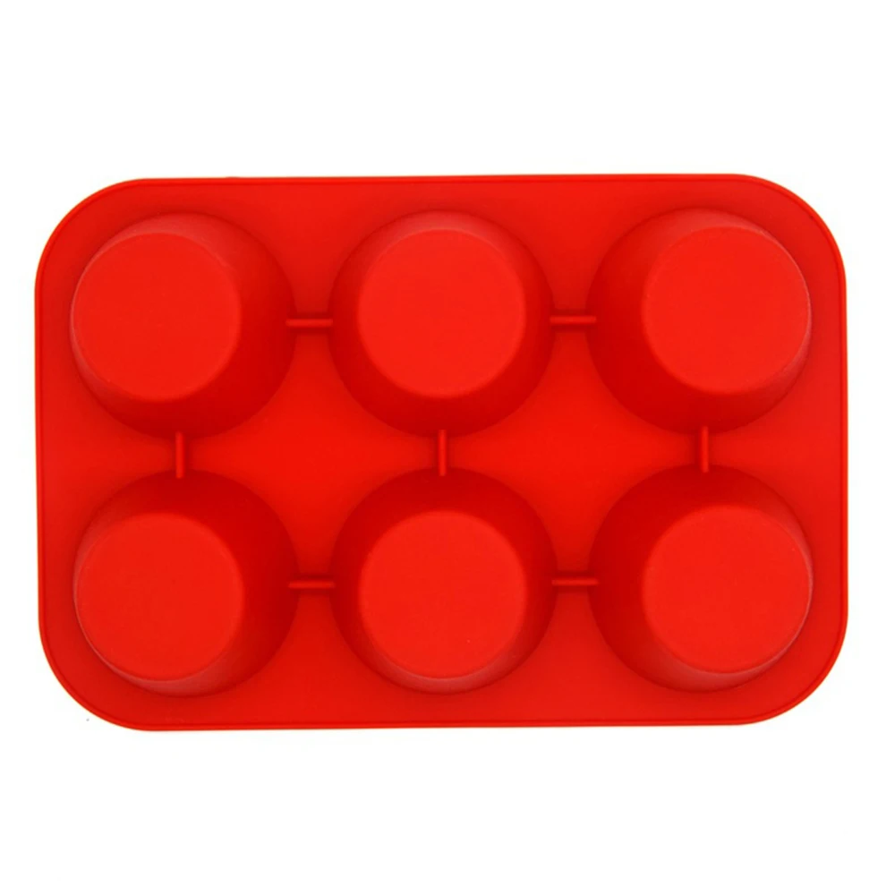 6 чашка антипригарный силикон Формы для кексов силиконовая форма выпечки