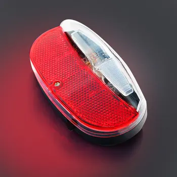 

JS Bicycle Light LED Red Taillight Roading Bike Rear Rack Light Waterproof MTB Mountain Bike Light Bike Accessories Farol Bike