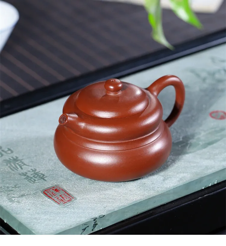 Yixing Zisha чайник ручной работы из натуральной руды кунг-фу черный чай Dahongpao Gourd чайник для дома Чайная Посуда Бесплатная доставка