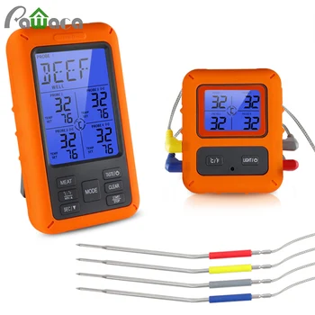 

TS-TP40-A Waterproof Food/Meat-Thermometer Bbq-probe Remote Wireless Electronic Digital Display Cooking Kitchen-Tool Household