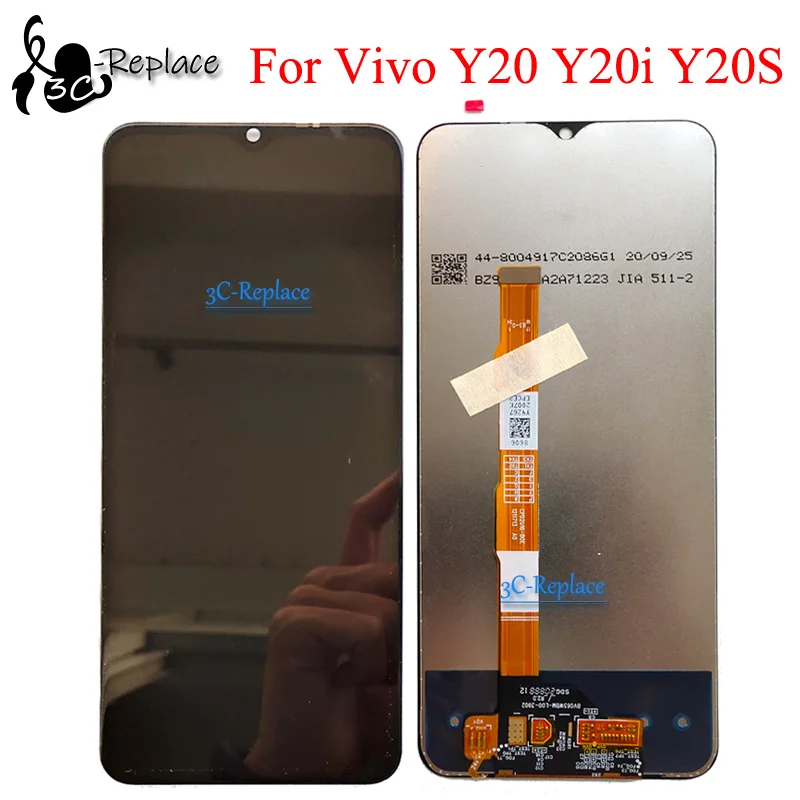 Оригинальный дисплей 6 51 дюйма для Vivo Y20 / Y20i Y20S 2020 v2027 v2029 ЖК-дисплей сенсорный