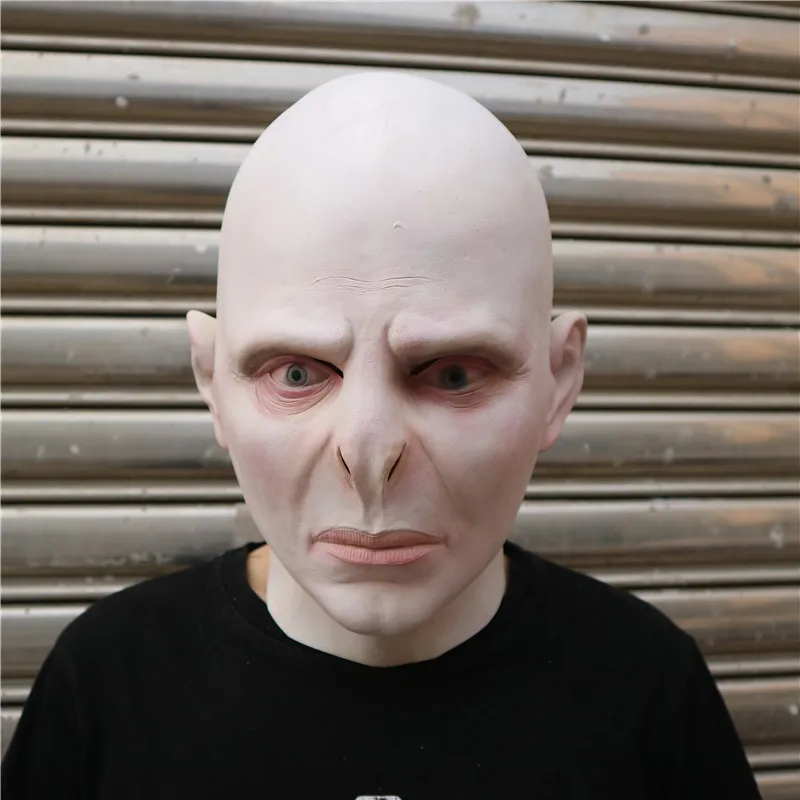 Cosrea Волшебная школьная Маска «Вольдеморт» маска для косплея Большой Босс латекс ужасные страшные маски для Хэллоуина маска, костюм, реквизит для мужчин и взрослых