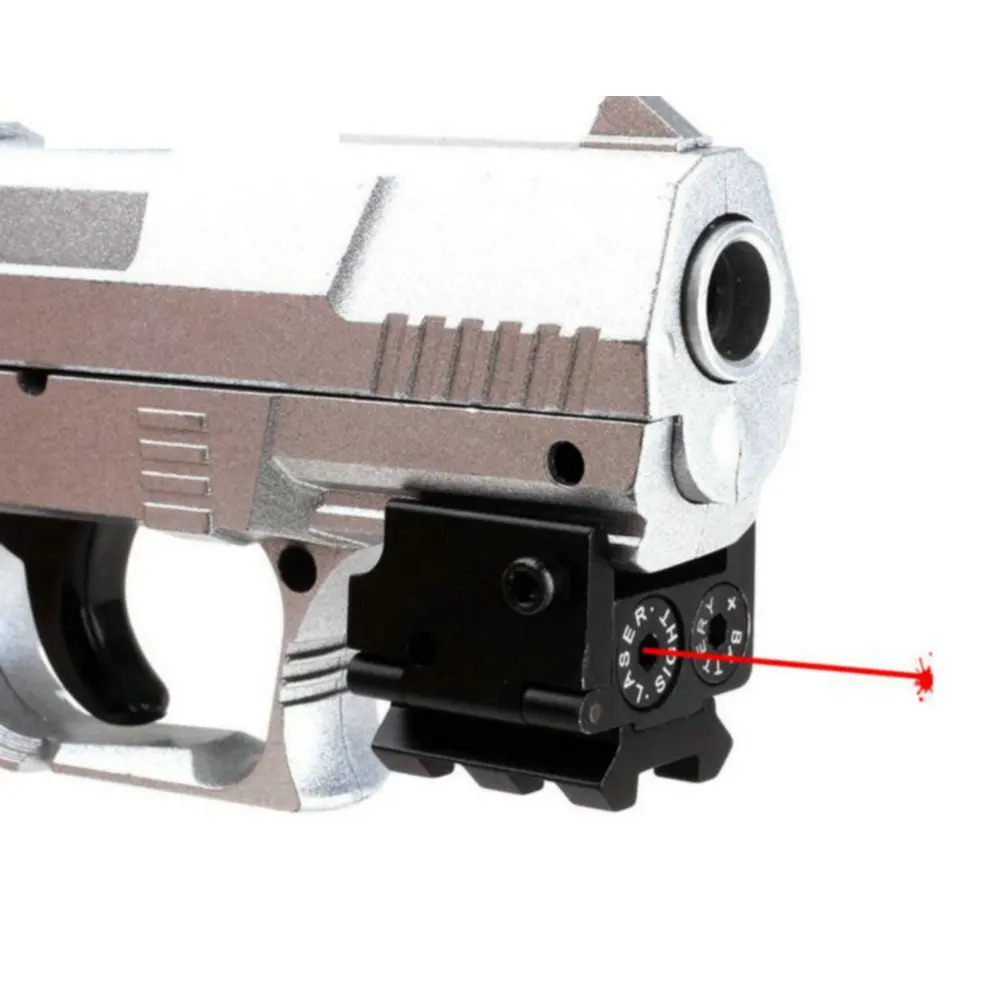 

ohhunt Mini Adjustable Compact Tactical Red Dot Laser Sight Scope Fit For Pistol Gun With Rail Mount 20mm