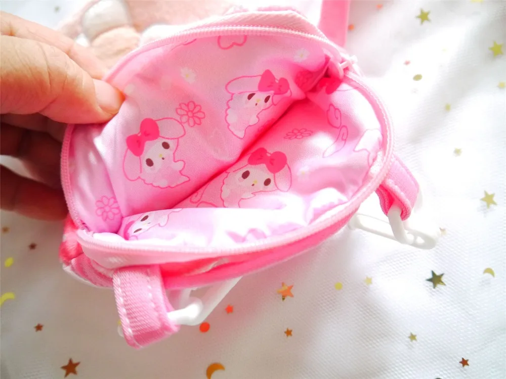 Kawaii собака кошка плюшевая сумка через плечо мягкий мультфильм игрушечные животные сумки на плечо кукла детский дорожный костюм украшение подарок