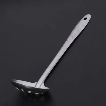 

House housewife stainless steel spoon perforated ladle pan creator