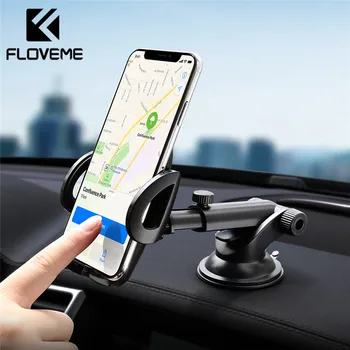 

FLOVEME Windshield Car Phone Holder For iPhone 11 Pro Max 11 Pro 11 Dashboard Holder For Phone in Car Suporte Celular Carro Hold