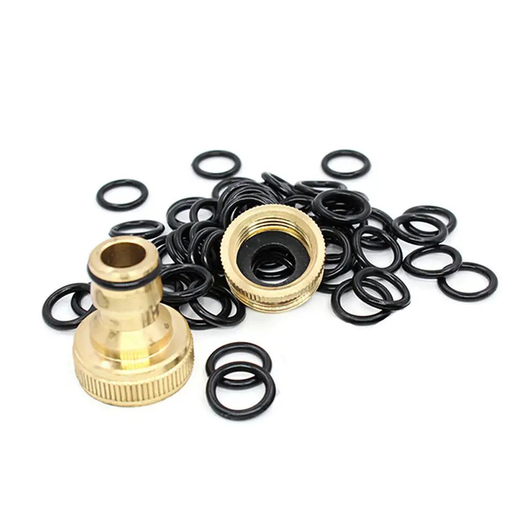 

50pcs 1/4" Pressure Washer O-Rings Rubber Sealing O Rings Gaskets for Shower Plumbing Faucet Hose Grommet Improvement