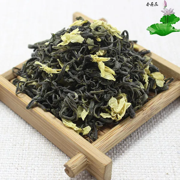 250g Jasmine Maofen 500 мл высококачественный термостойкий стеклянный чайник китайский чайный набор кунг-фу пуэр Чайник Кофе чайник из стекла удобный офисный чайник - Цвет: 250g Jasmine Maofen