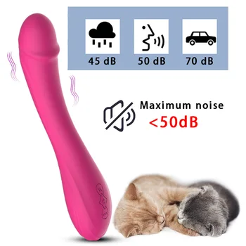 Soft Silicone Dildo Vibrators Clitoris G Spot Stimulator Vagina Nipple Massager Sex Toys Shop For Women Female Adult Masturbator 5