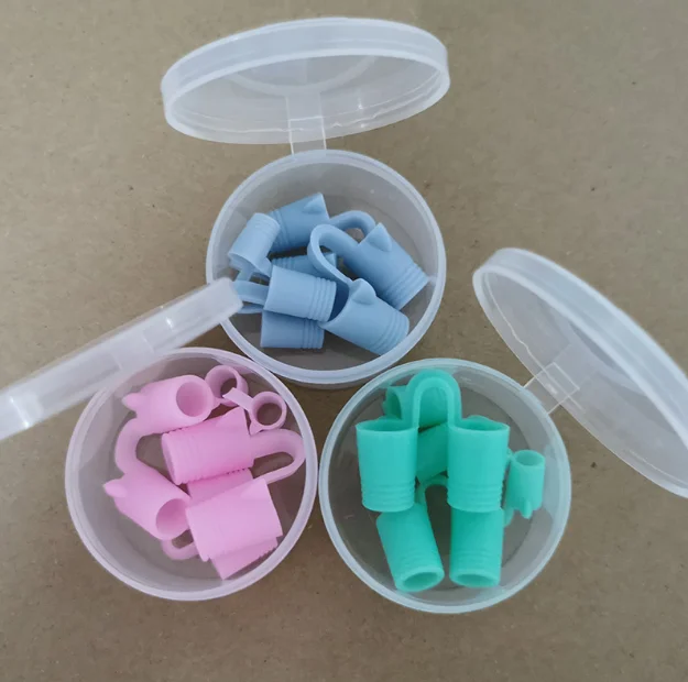 Silicone snorer Mini snorer nose clip 8 sets of snorer and snorer nose stopper suit