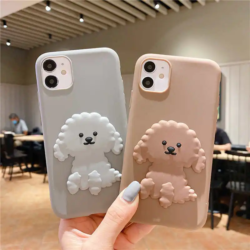 3D Cute Cartoon Dog soft TPU Phone case For oneplus 7T Pro Oneplus7pro 8 back cover Oneplus 6 6T 1+6 1+8 cases | Мобильные телефоны