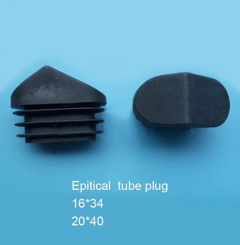 

16x34 20X40mm Bevel pitical plug triangle fold chair incline leg tube plug tube insert end, lean cahir leg pad end cover cap
