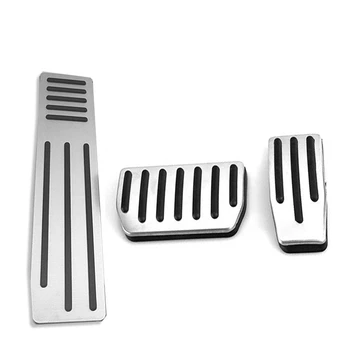 

Car Accelerator Brake Clutch Pedal Footrest Pedal Plate Cover Non-Drilling Interior Refit For Model X S 2014 2015 2016 2017-2019