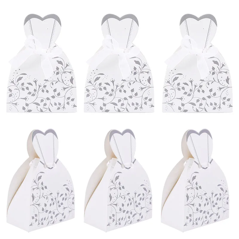10cm Bride Groom Boxes Paper Wedding Gift Box