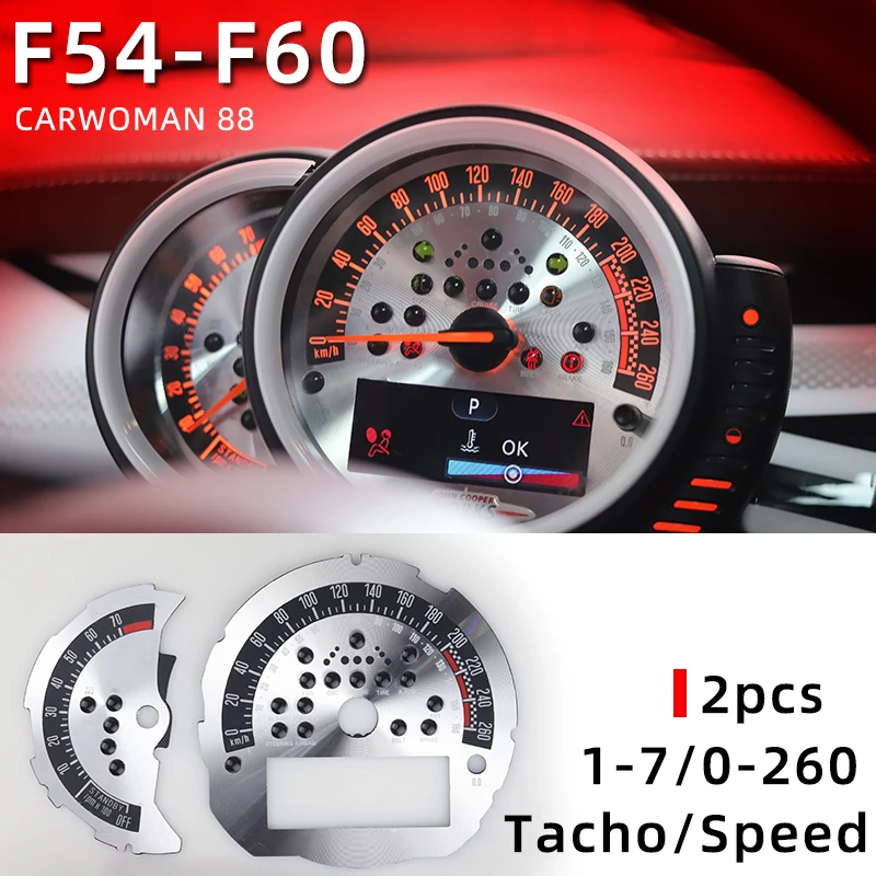 Новый стикер лазерного тахометра и Speedmeter для Mini Cooper F55 F54 F56 F57 F60 (2