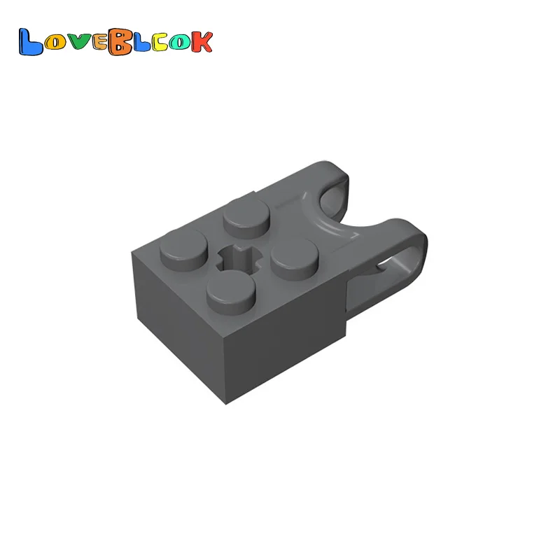 

Brick 2x2 with Ball Socket and Axlehole Building Blocks Assembles MOC Technical Parts Toy For Kids Compatible 92013 10pcs/Lot