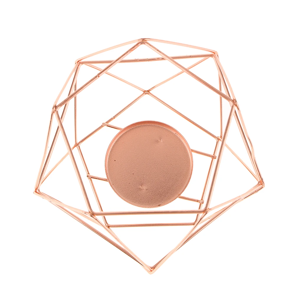 Nordic Style 3D Geometric Candle Holder Wedding Tea Light Holder Centerpiece